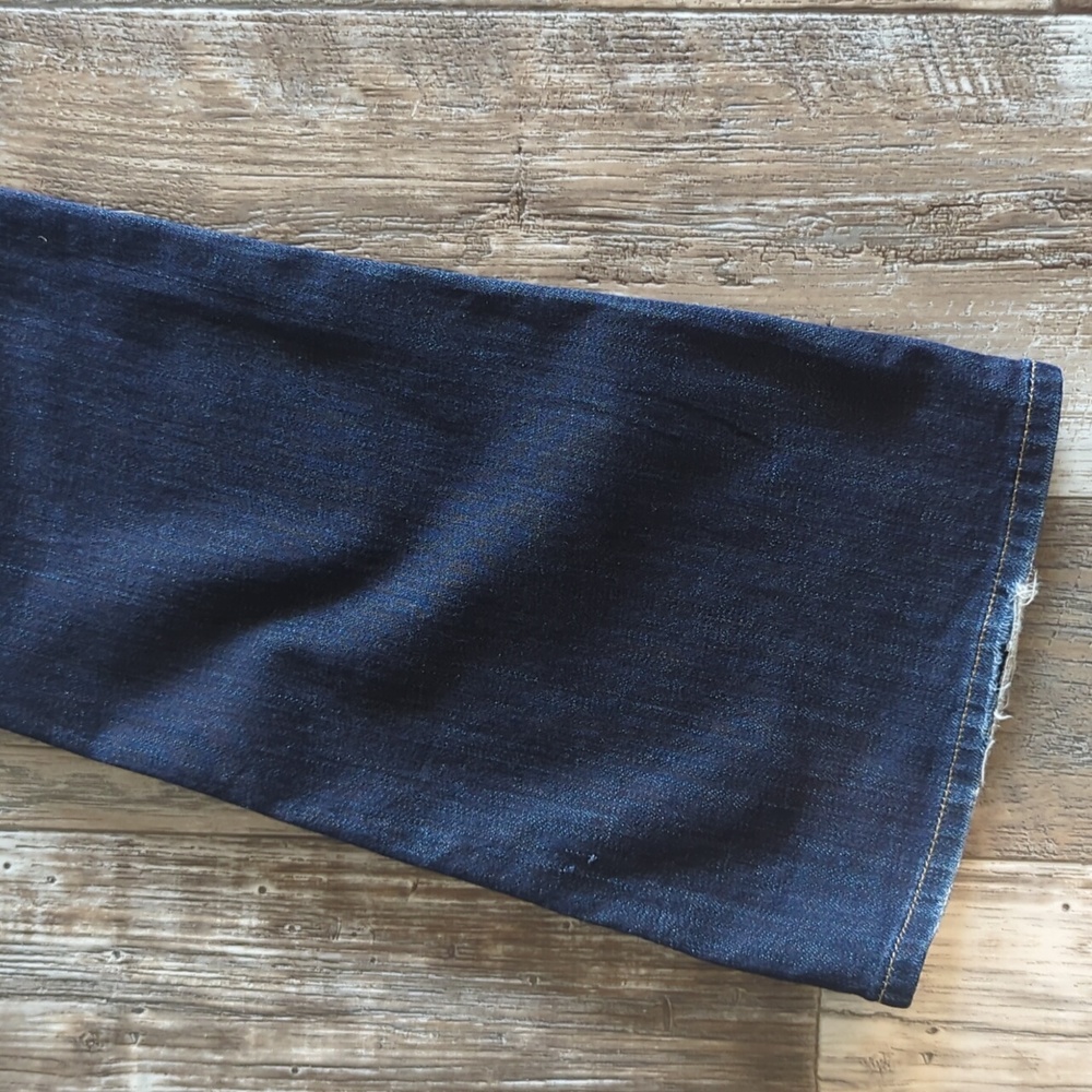 HUDSON"Rebel" Signature bootcut darkwash jeans #W170DHK sz 26x35.5L TALL euc - Picture 7 of 14